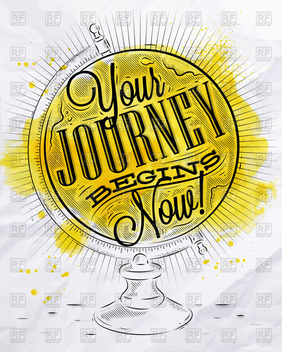 963x1200 Tourist Poster With Lettering On Globe In Vintage Style Vector