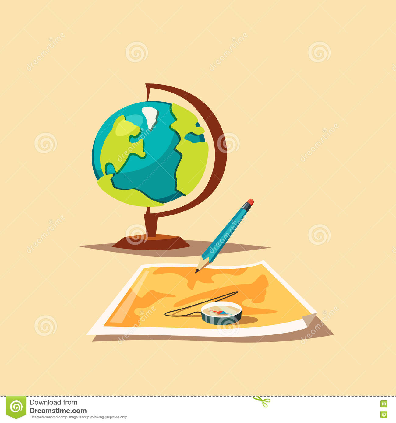 1300x1390 Vintage Globe Clipart