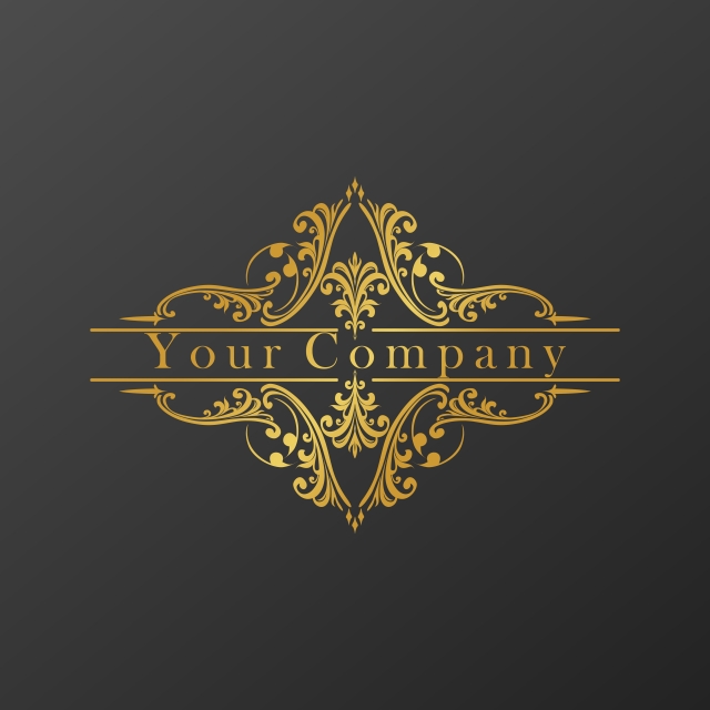 640x640 Ornamental Vintage Golden Frame, Frame Vintage, Golden Frame