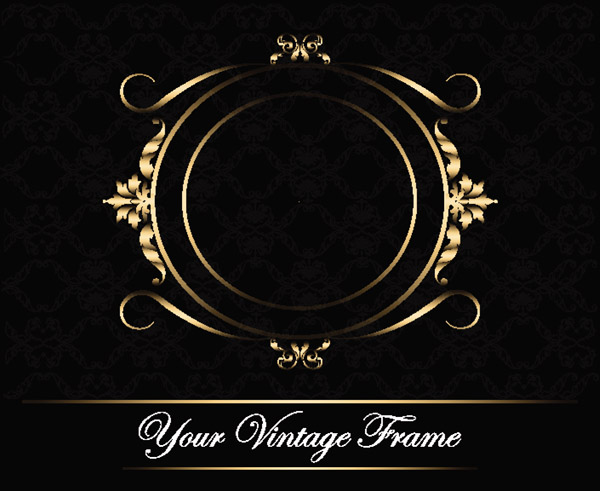 600x491 Europeanstyle Gold Frame Pattern