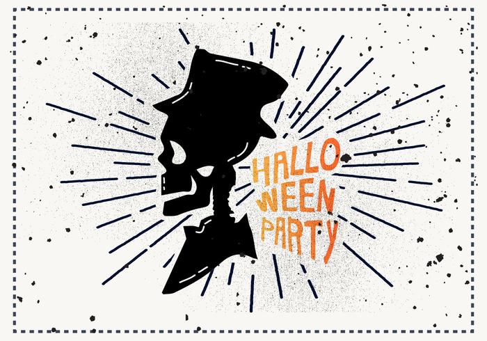 700x490 Free Vintage Halloween Vector Illustration