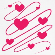 190x190 Flying Hearts Vector Unisex Vintage Sport T Shirt Spreadshirt