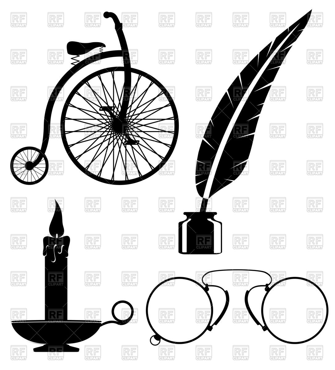 1086x1200 Vintage Objects Icon Vector Image Of Objects Konturvid