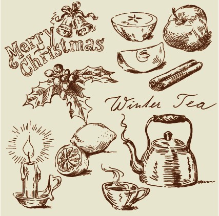 Hand Drawn Vintage Food Illustrations Vector Free Download 427x422 Hand Drawn Vintage Food Illustrations Vector Free Download