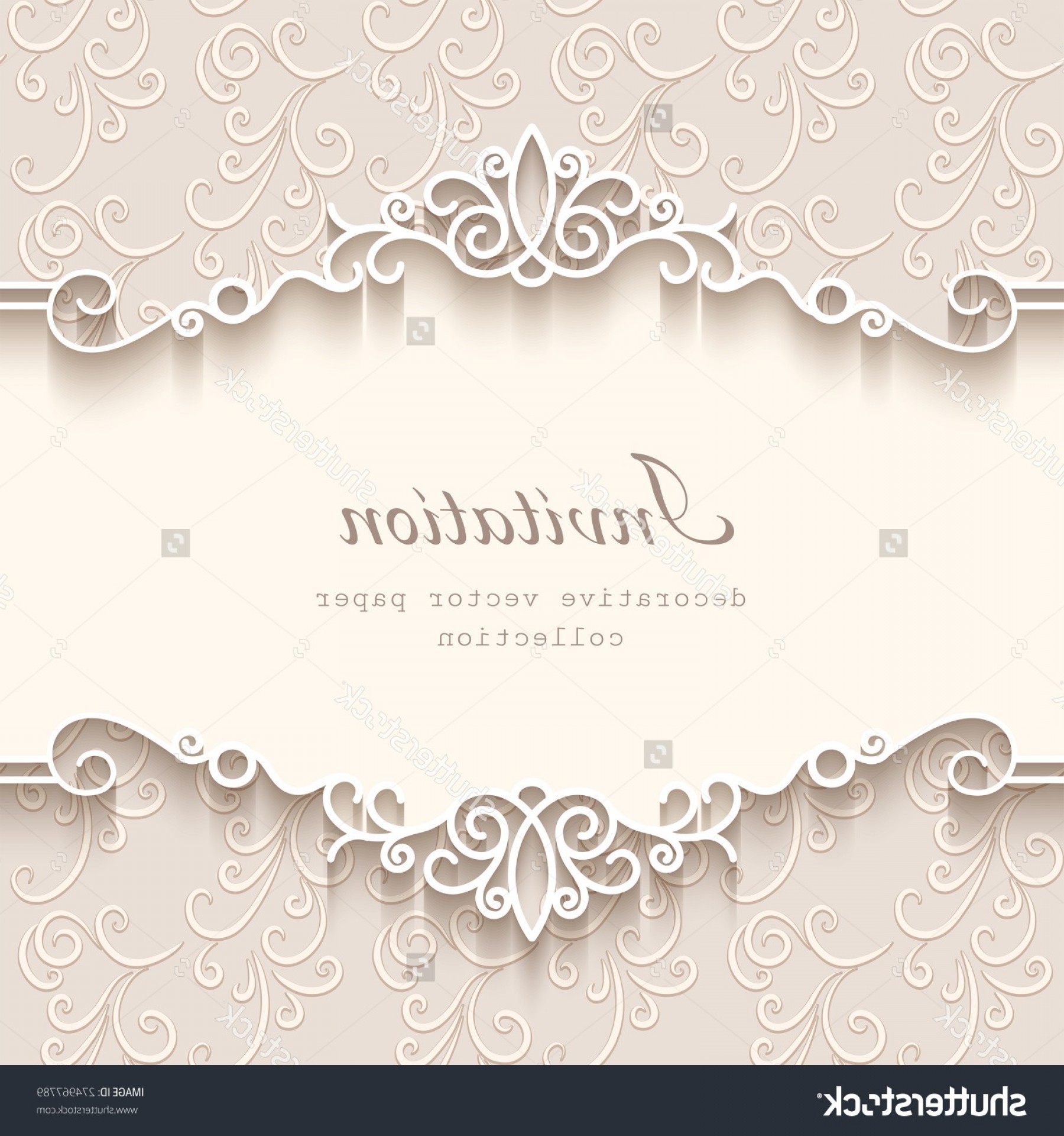 1800x1920 Invitation Templates Vector Free Inspirationa Stock Vector Vintage