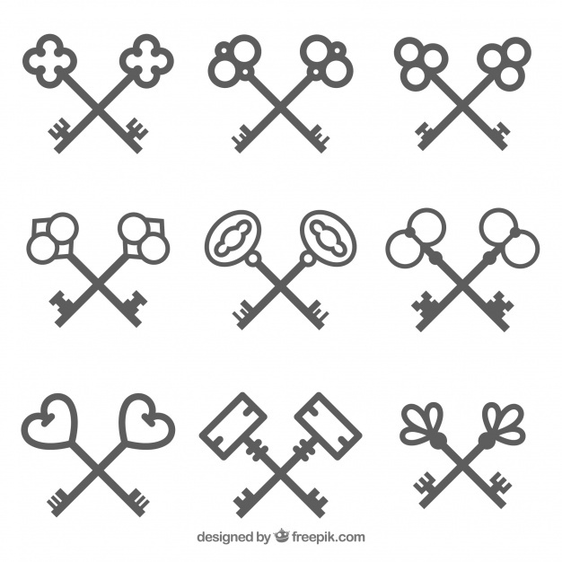 626x626 Vintage Keys Vectors, Photos And Free Download