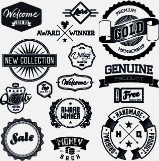 317x320 Retro Label Vector Free Vector Download