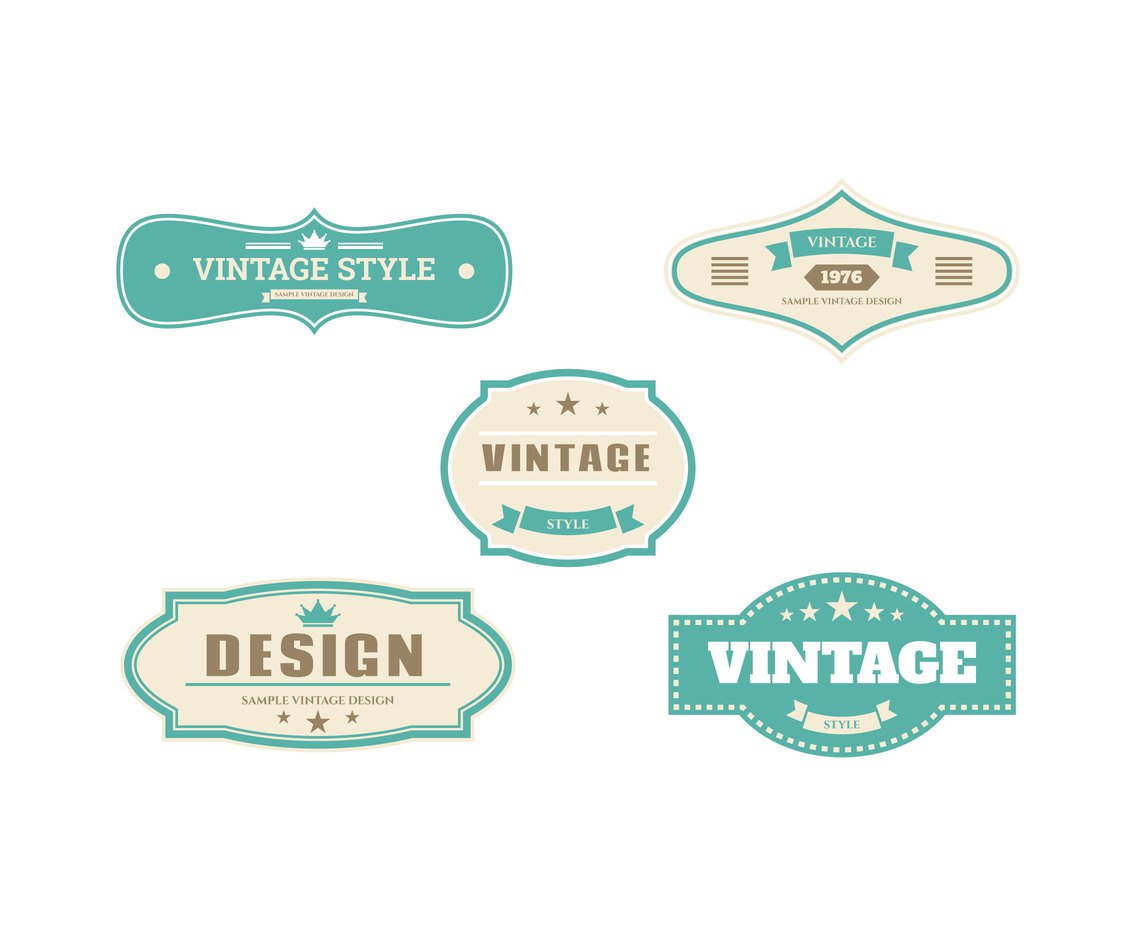 1136x936 Unique Vintage Labels Vectors Vector Art Graphics