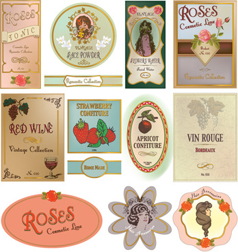 348x368 Free Vintage Label Vector Free Vector Download