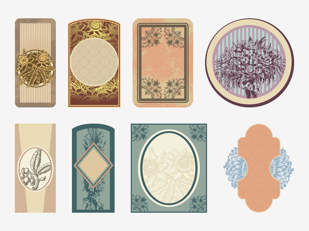 1024x765 Vector Vintage Labels Vector Art Graphics