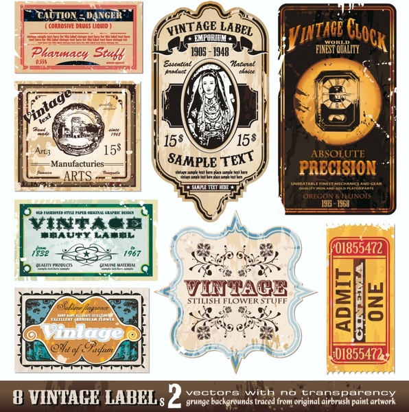 596x600 Vintage Wine Label Vector Free Vector In Encapsulated Postscript