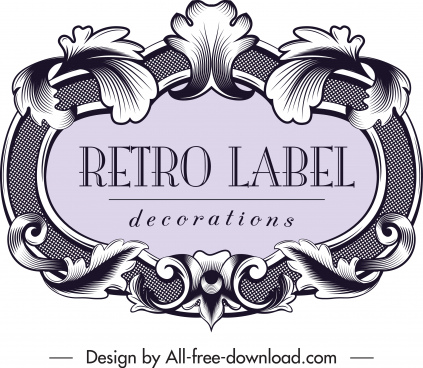 423x368 Editable Vintage Label Template Free Vector Download