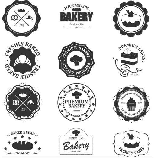 510x523 Sale Food Vintage Labels Illustration Vector Free Download