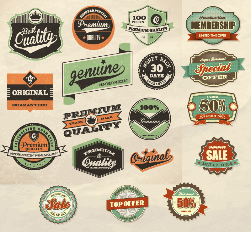 Vintage Label Vector Free Download at Vectorified.com | Collection of ...