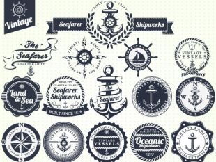 310x233 Vintage Navigation Label Vector Free Vectors Ui Download