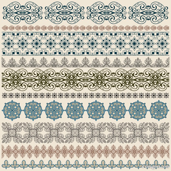 600x600 Designer European Classic Lace Pattern Vector Material