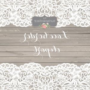 300x300 Vector Lace Border Rustic Wedding Invitation Border Frame Lace