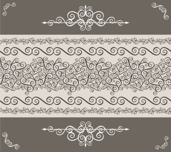 600x534 Vintage Lace Frames Backgrounds Art Vector Free Vector