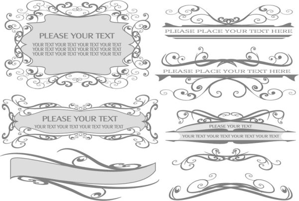 600x404 Vintage Lace Vector Borders Free Download