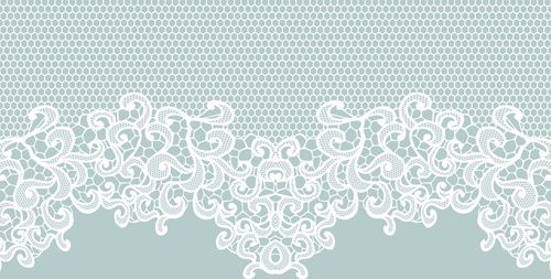500x253 Elegant White Lace Vector Background Vector Free, Vector