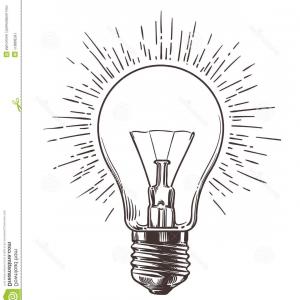 300x300 Light Bulbs Vintage Neon Glow Star Shape Vector Catchsplace