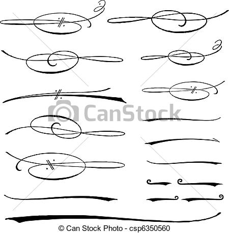 450x458 Vintage Lines Clipart