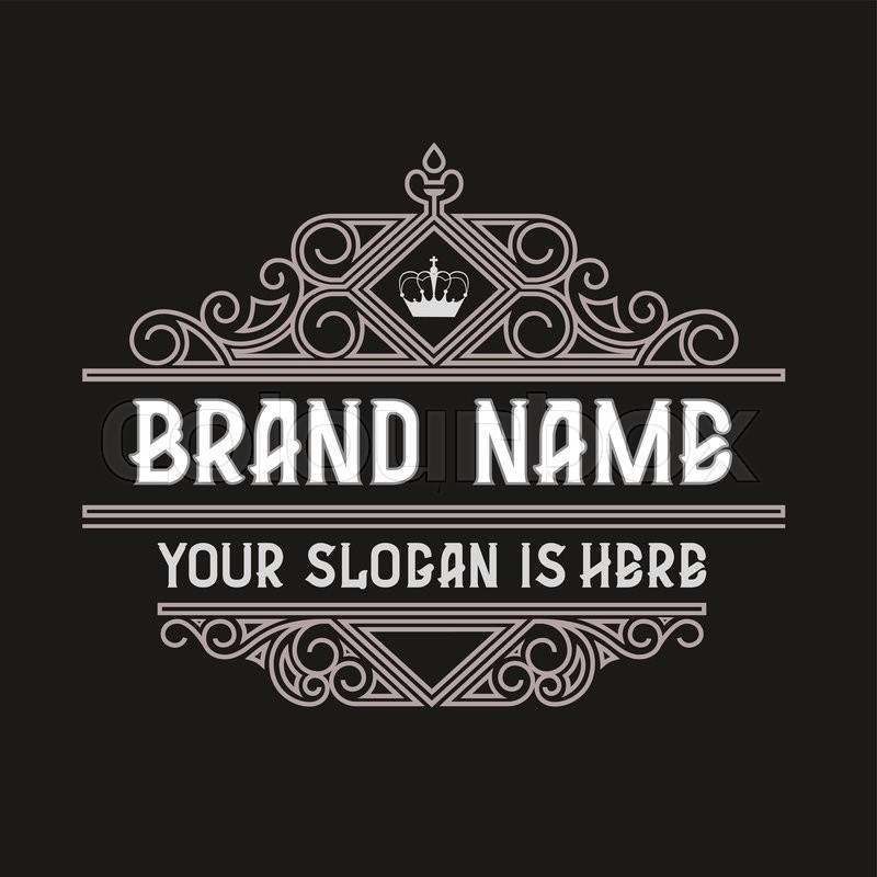 800x800 Simple And Elegant Vintage Frame Stock Vector Colourbox