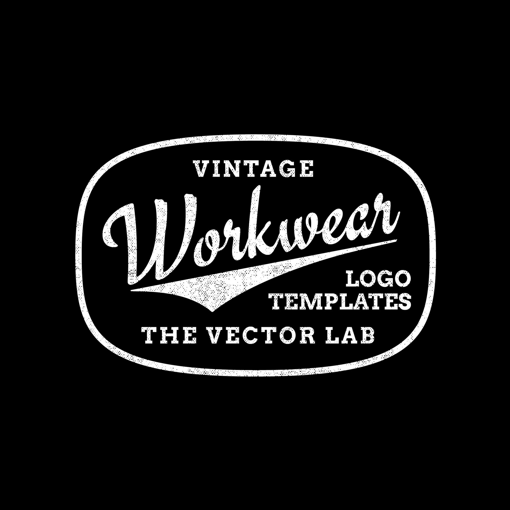 Vintage Workwear Logo Templates 2000x2000 Vintage Workwear Logo Templates