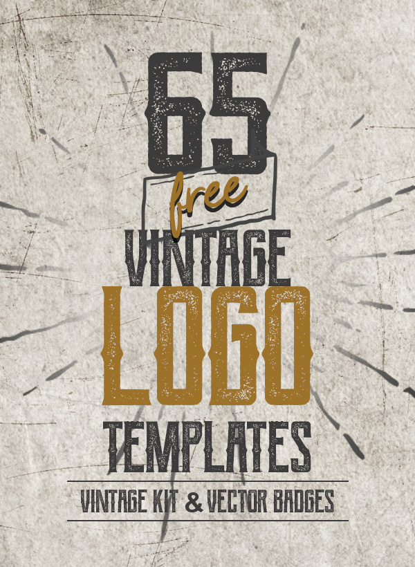 600x820 Free Vintage Logo Templates And Badges Freebies Graphic