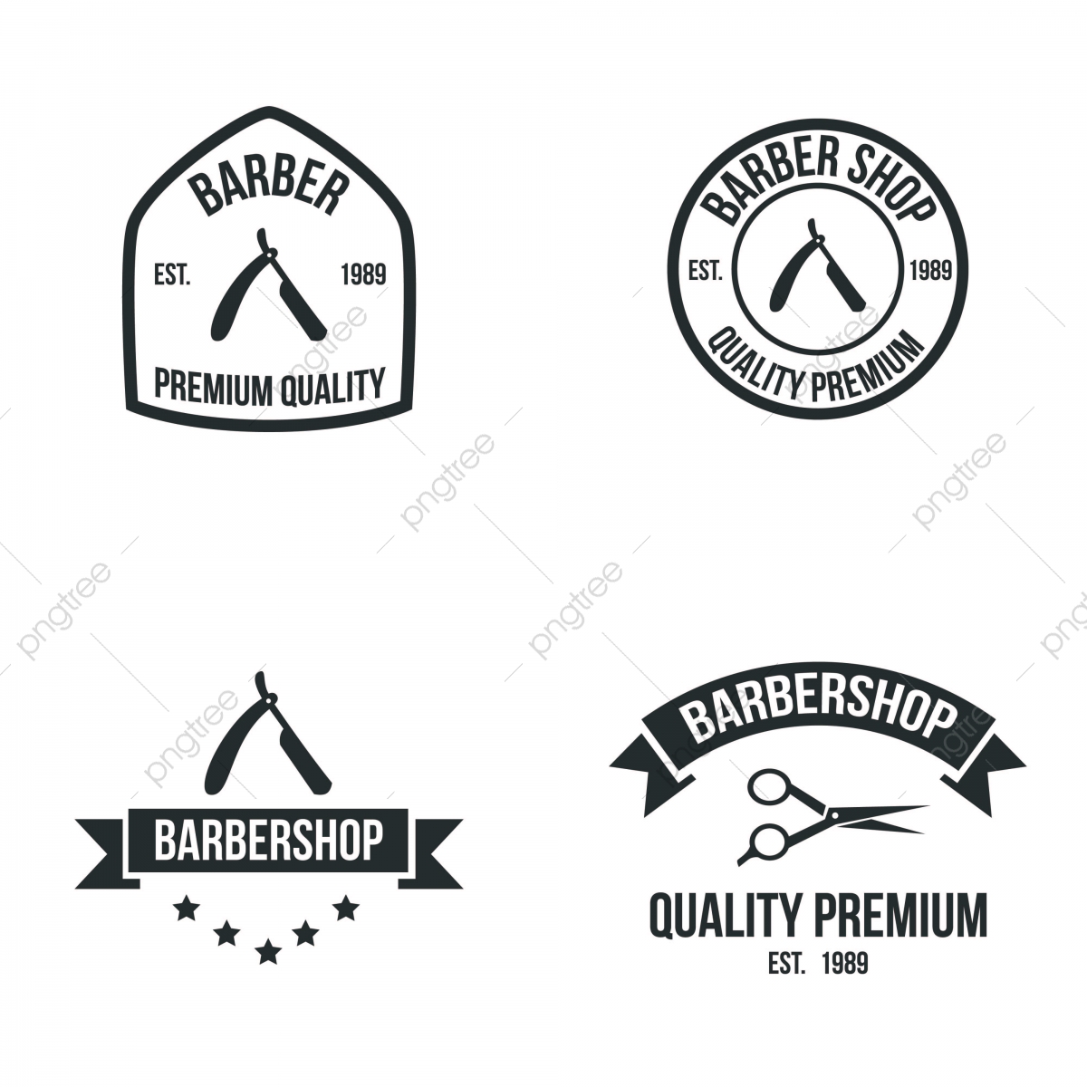 1200x1200 Barber Shop Vintage Logo Element Hair Cut Badge Illustration Icos
