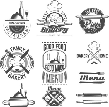 372x368 Vector Vintage Logo Food Free Vector Download