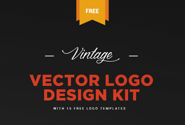 606x410 Free Vintage Logo Templates Format