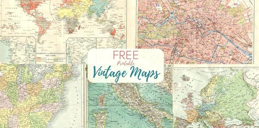 900x444 Wonderful Free Printable Vintage Maps To Download Blue World Map