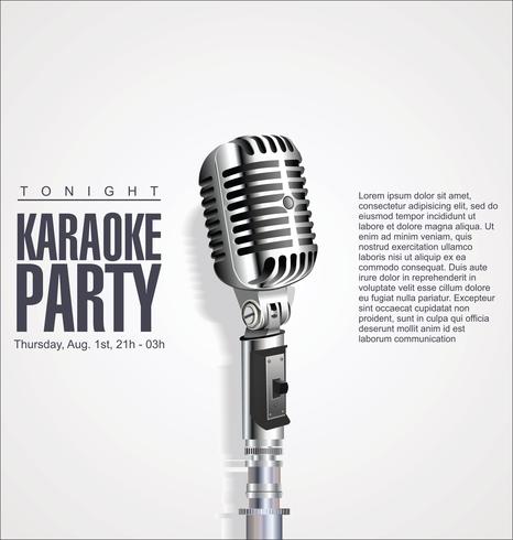 466x490 Retro Vintage Microphone Design Background