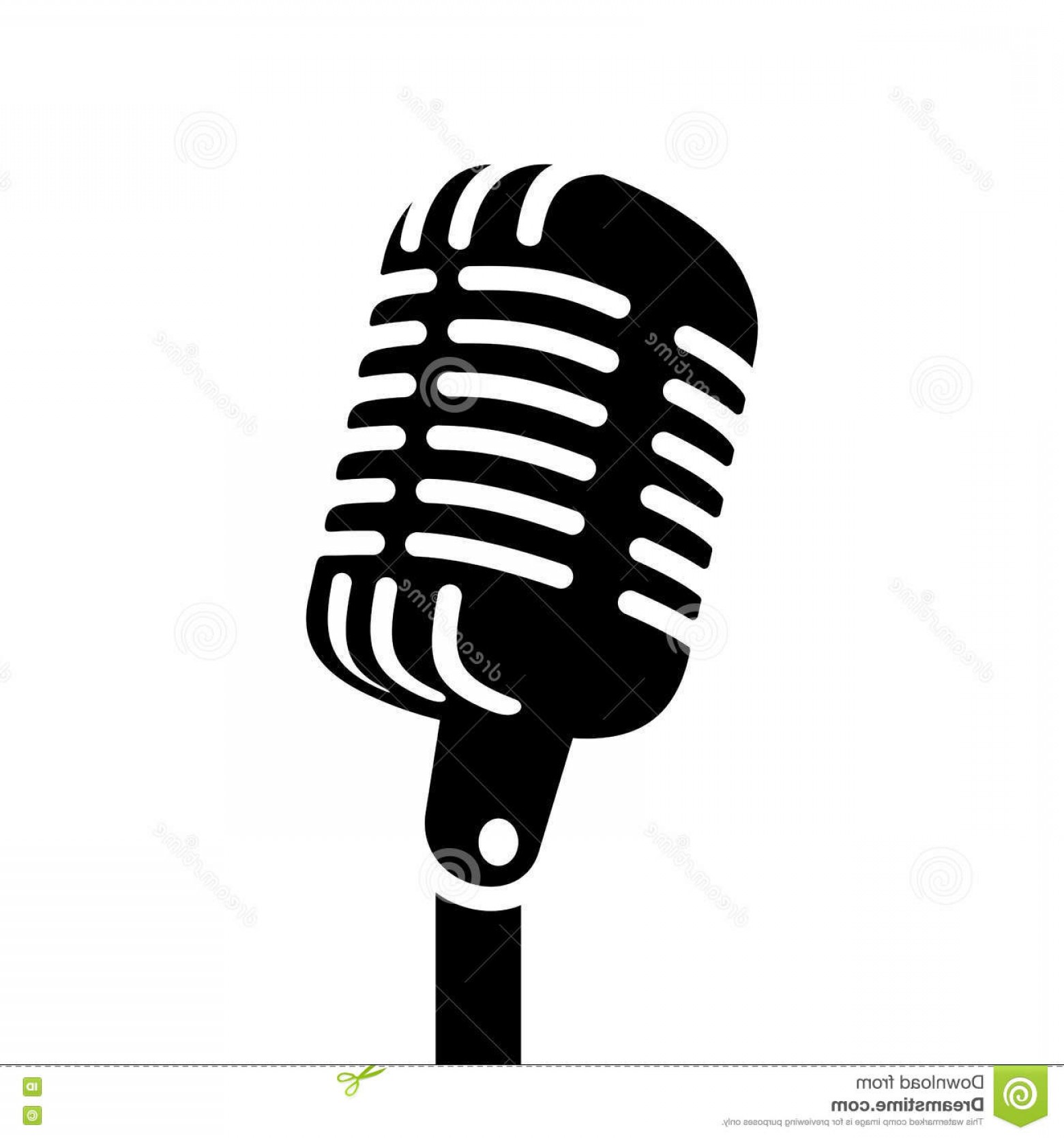 Download Vintage Mic Vector at Vectorified.com | Collection of ...