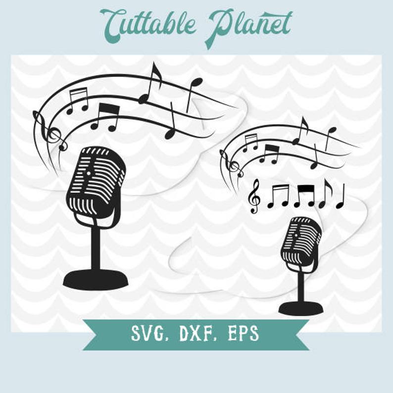 794x794 Vintage Microphone Microphone Png Dxf Musical Etsy