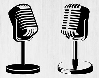 340x270 Microphone Vector Etsy