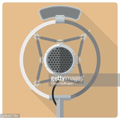 Vintage Microphone Vector At Vectorified.com | Collection Of Vintage ...