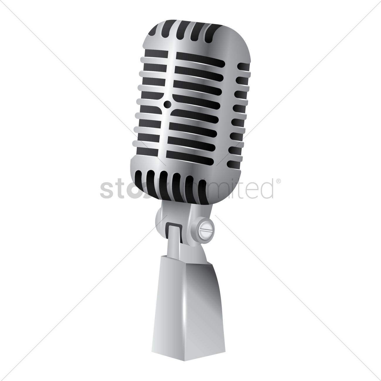 Vintage Microphone Vector At Vectorified.com | Collection Of Vintage ...