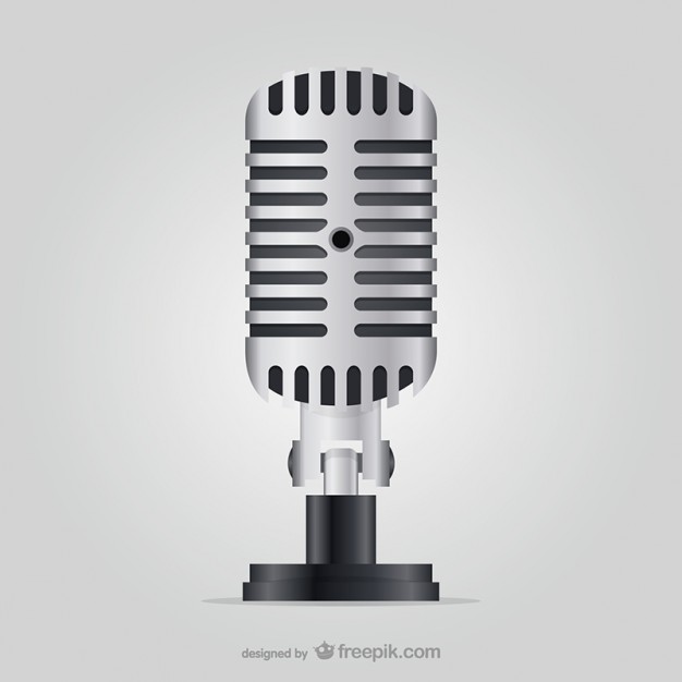 626x626 Vintage Microphone Illustration Free Vectors Ui Download
