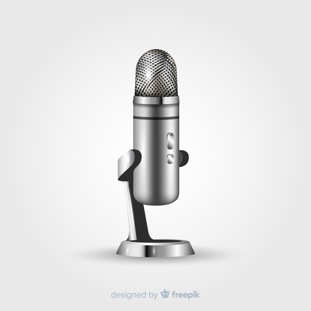 Vintage Microphone Vector Free Download At Vectorified.com | Collection ...