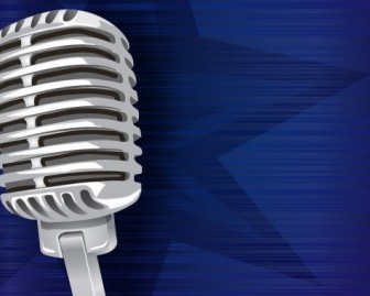 Vector Vintage Microphone Vector Art 336x269 Vector Vintage Microphone Vector Art