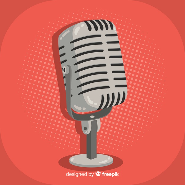 Hand Drawn Vintage Microphone Vector Free Download 626x626 Hand Drawn Vintage Microphone Vector Free Download