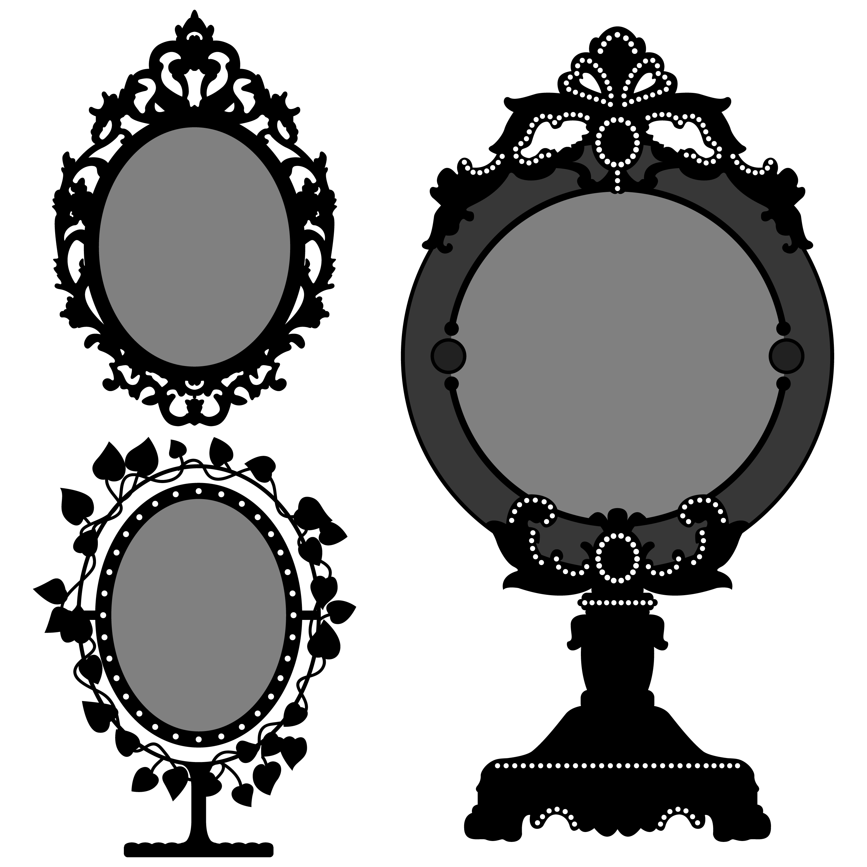 Vintage Mirror Vector