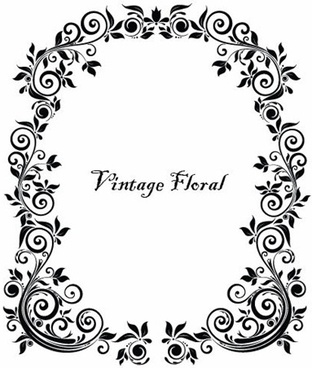 312x368 Vintage Mirror Frame Free Vector Download