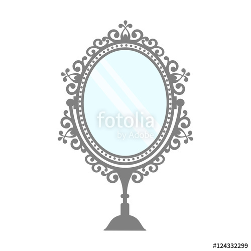 500x500 Vintage Mirror Dark Stock Image And Royalty Free Vector