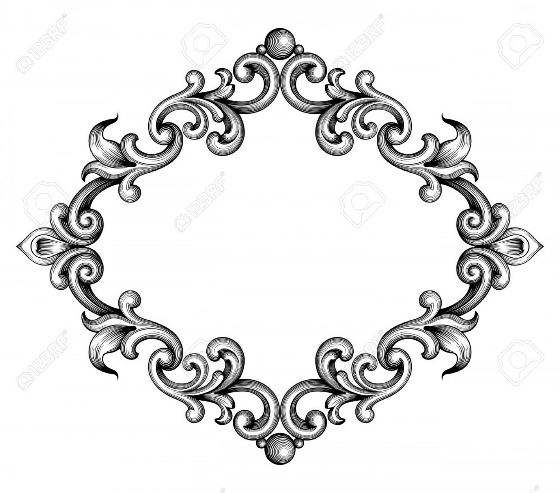 Photostock Vector Vintage Baroque Victorian Frame Border Monogram 1872x1646 Photostock Vector Vintage Baroque Victorian Frame Border Monogram