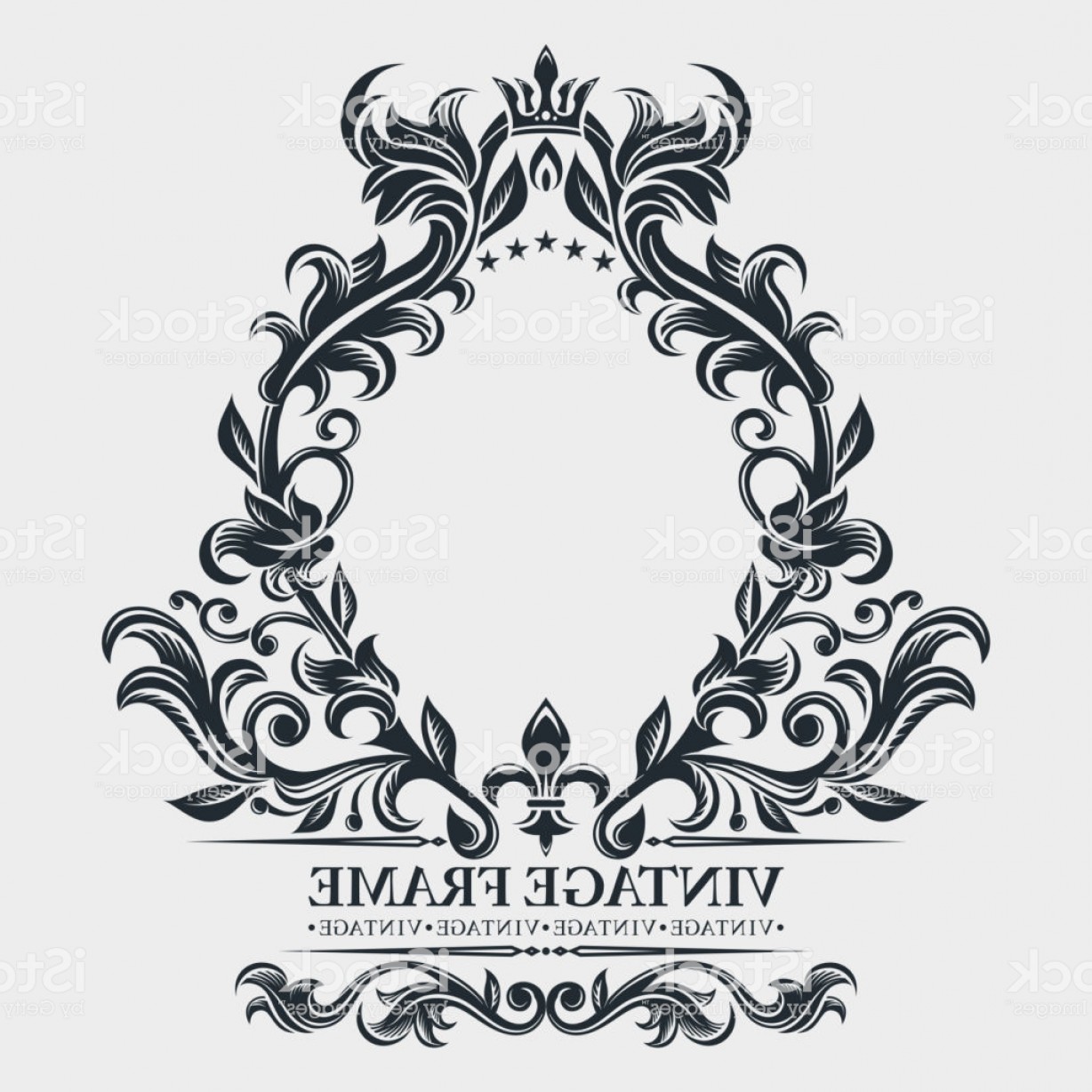 Vector Monogram Elegant Emblem Logo Vintage Baroque Frame Border 1228x1228 Vector Monogram Elegant Emblem Logo Vintage Baroque Frame Border