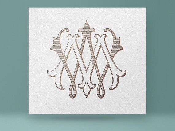 Vintage Monogram Mw 570x428 Vintage Monogram Mw