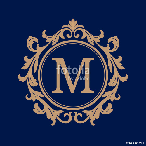 Vintage Monogram Template Stock Image And Royalty Free Vector 500x500 Vintage Monogram Template Stock Image And Royalty Free Vector